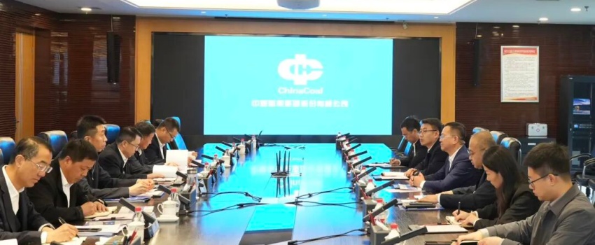 侯景濱帶隊(duì)到中煤新集公司走訪交流